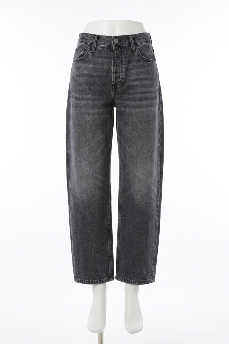 NEW ANINE BING fritz jean in washed smoke grey